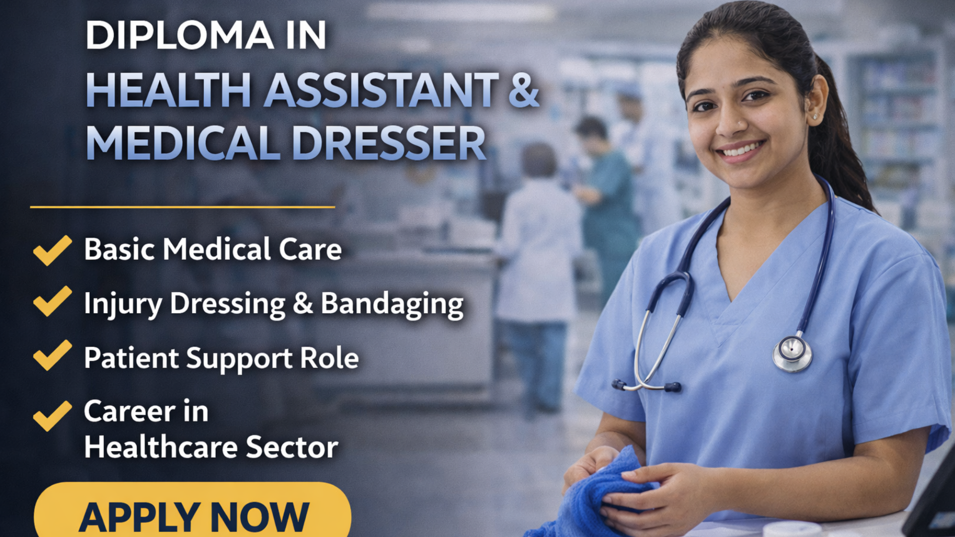 Diploma in Health Assistant & Medical Dresser